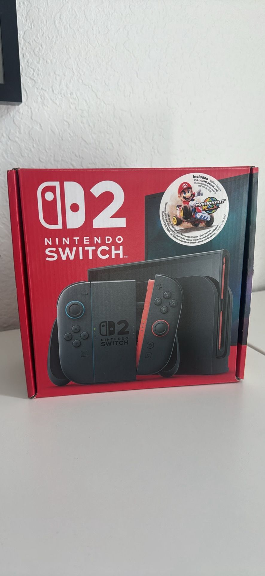 NINTENDO SWITCH 2 BRAND NEW IN BOX🌍MARIO KART WORLD BUNDLE