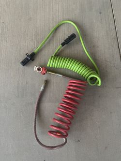 Semi Air Hose And Electric Wire