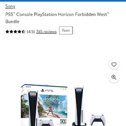 PS5 Horizon Disc Version With Two Controllers