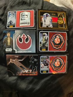 Topps Star Wars Patch And Emblem Card Lot