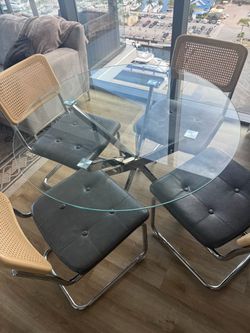 Table and chairs