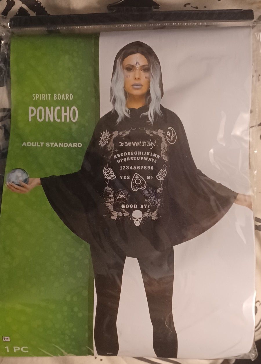 Adult Ouija Board Poncho 