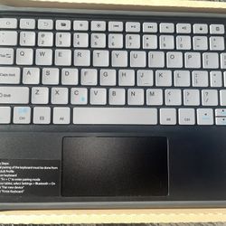New Wireless Touchpad keyboard With Detachable Protective Case
