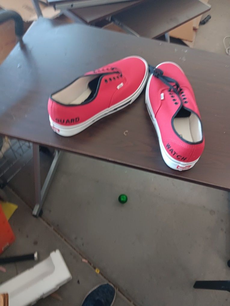 Never Worn SZ 13 Red Vans