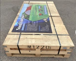 Tejaban para carros de metal 12x20 pies