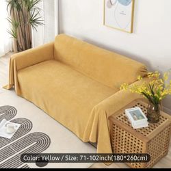 Yellow Couch Cover
