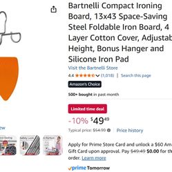Bartnelli Compact Ironing Board