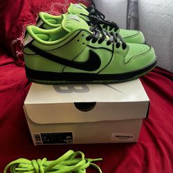 Nike Sb Powerpuff Girl Buttercup Size 10 Men Shoes