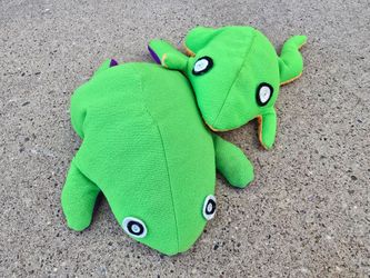 Vintage Handmade "Beanbag" Plush Frogs