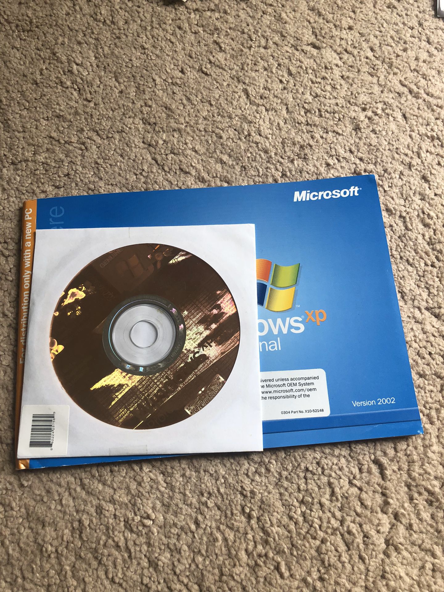 Microsoft Windows XP Install Disc Operating System for PC