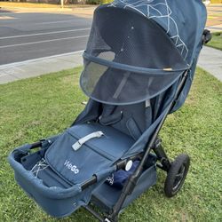 WeGo Push Chair with Firefly GoTo Seat (Blue) 