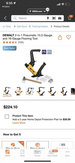 BOSTITCH Flooring Nailer, 2-in-1 (BTFP12569)
