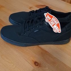 New Van's All Black Women's Size 9.5