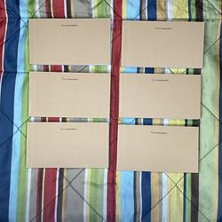 Set Of 6 Craft Flip Notebooks