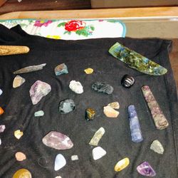 Assorted Stones And minerals