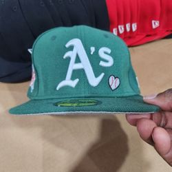 Oakland A's Fitted Hat Cap 