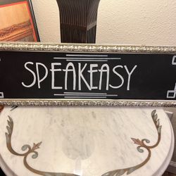 Chalkboard Written Signage With Frame