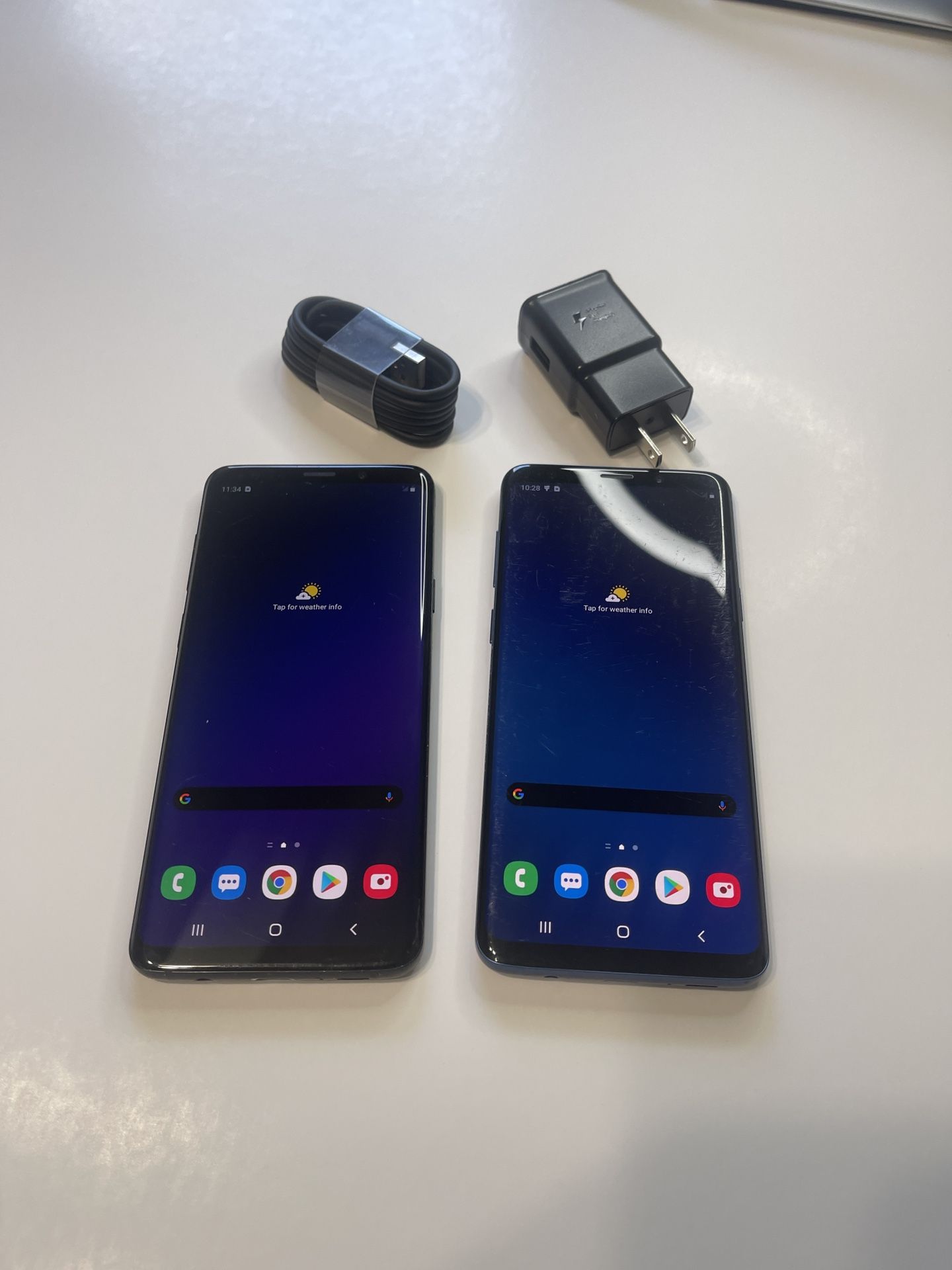 Unlocked Samsung Galaxy S9 PLUS 64GB Black AT&T T-Mobile Metro PCs Cricket Verizon Cell Phone S9+