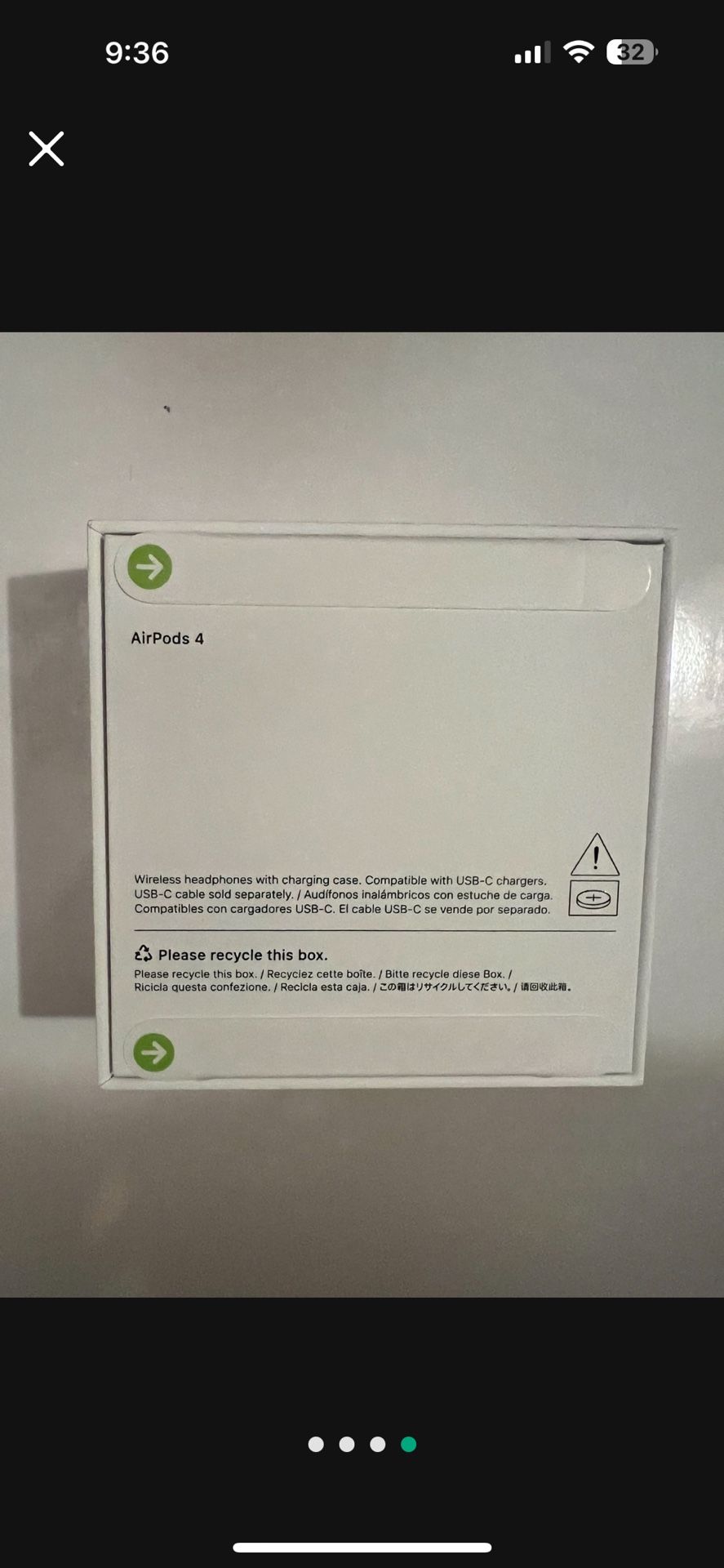 Apple AirPods 4–brand New