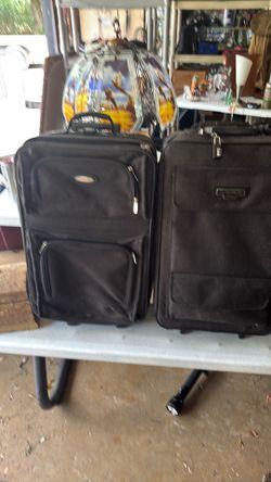 Two carry-on luggage