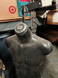 Black Male Torso Mannequin Display Form Harley Davison