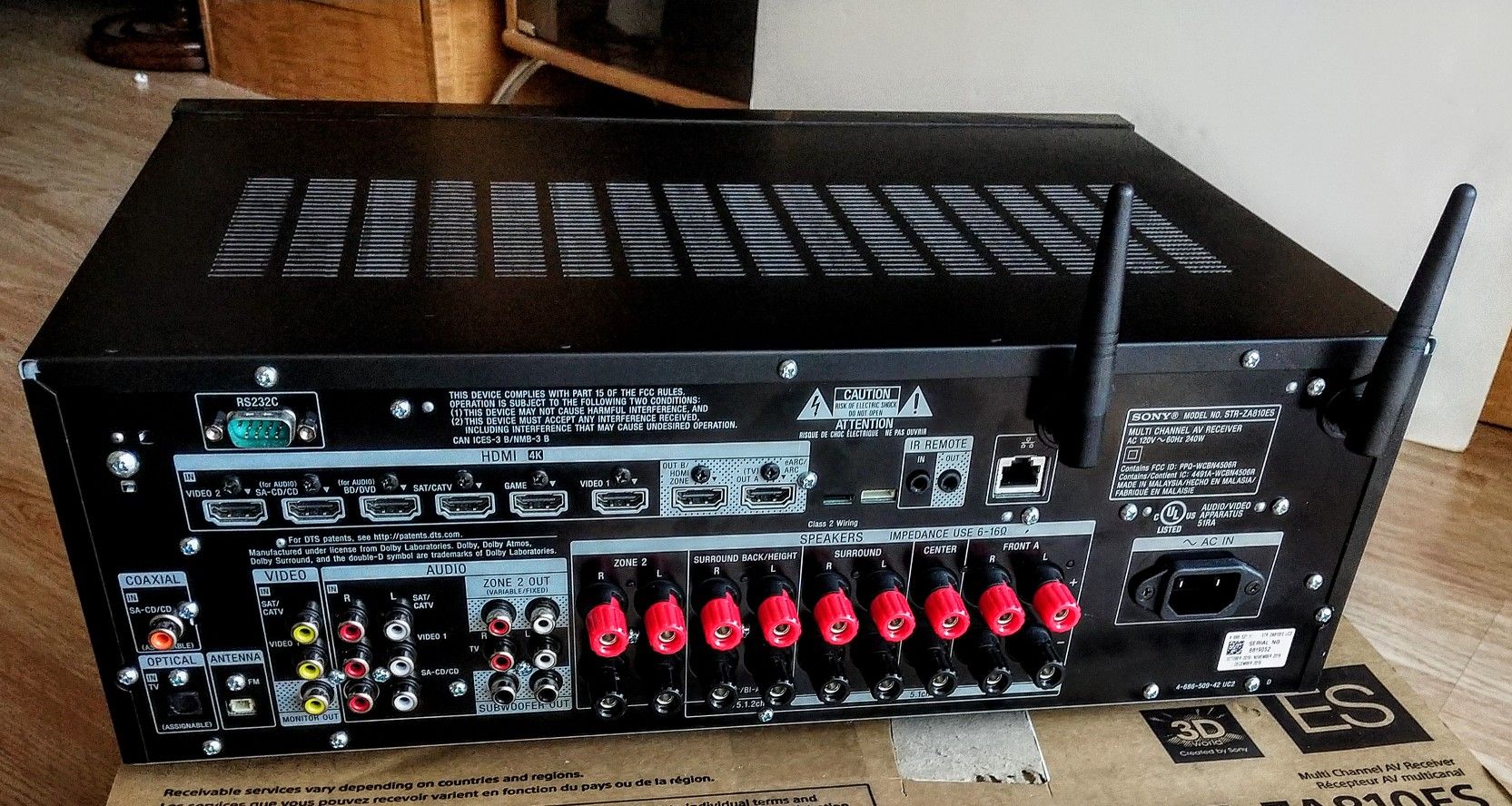 Sony STRZA810ES AV, 4K, WiFi, Bluetooth, Excelent. MINT. for Sale in