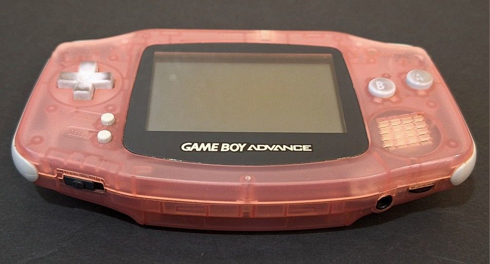 NINTENDO GAMEBOY ADVANCE FUCHSIA PINK WITH CARRYING CASE - FULLY TESTED!