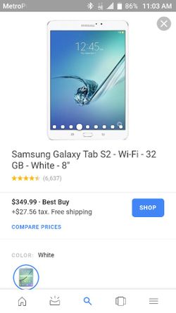 Samsung Galaxy tablet