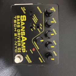 Tech 21 SansAmp Bass Driver DI Perfect Condition 