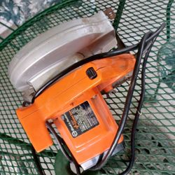 Black & Decker Circular Saw With Newer Dewalt Diamond Masonry Blade