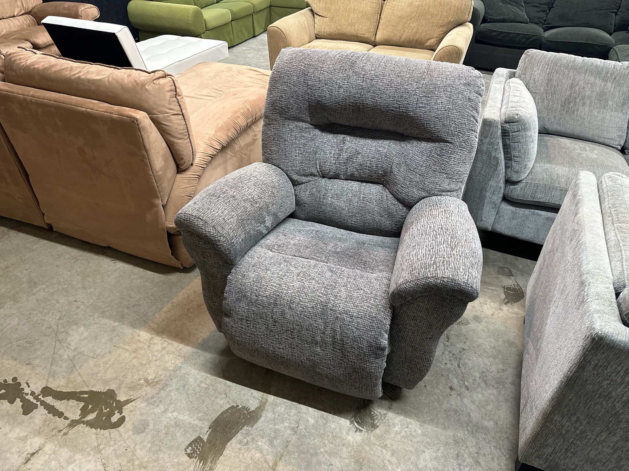 Grey Recliner Sectional Couch “WE DELIVER”