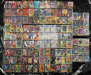 Vintage Marvel Trading Cards Lot 1 1 1995 Impel Series 2 Fleer Metal Skybox Masterpieces Ultra X-Men Comic Images Shadowhawk Collectio