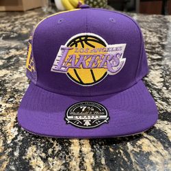 Lakers Mitchell & Ness Fitted Hat
