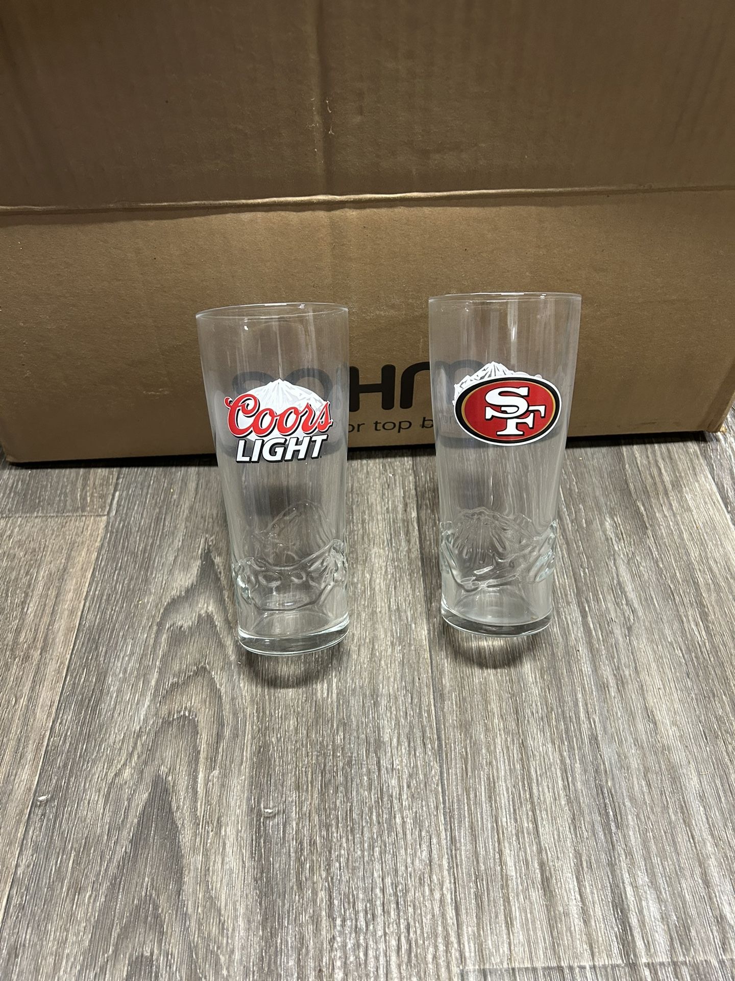 Coors Light 49er Glasses