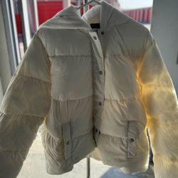 32 Degrees Women Puffer Jacket- White