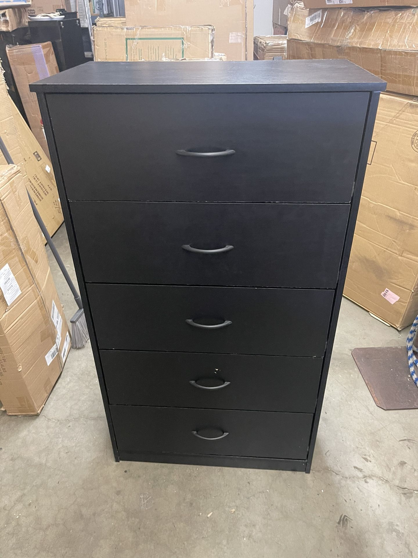 Mainstays Classic 5 Drawer Dresser, Black Oak Finish MainstaysModel: DW97269 W2