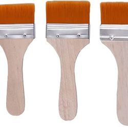 6 Pack Assorted Sizes Paint Brushes Set for Furniture, Paint Brushes Paintbrush,Household Clean Brush Wood Stain Brushes for Painting Walls
