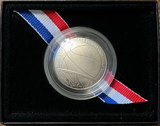 Silver 2020 Basketball Hall of Fame Proof Clad Half Dollar