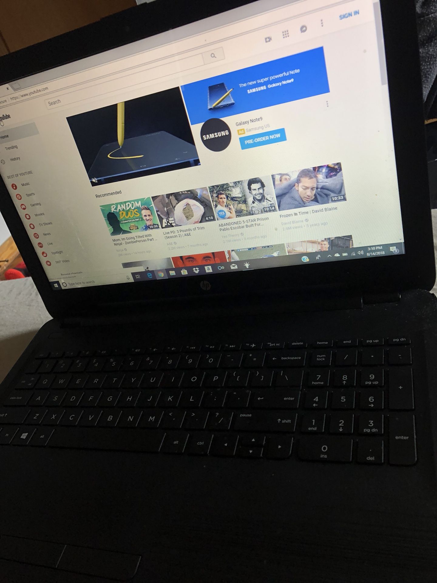 HP laptop Good condition