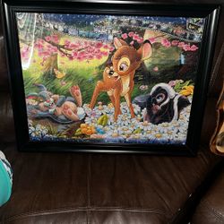 Bambi And Friends Puzzle And Frame