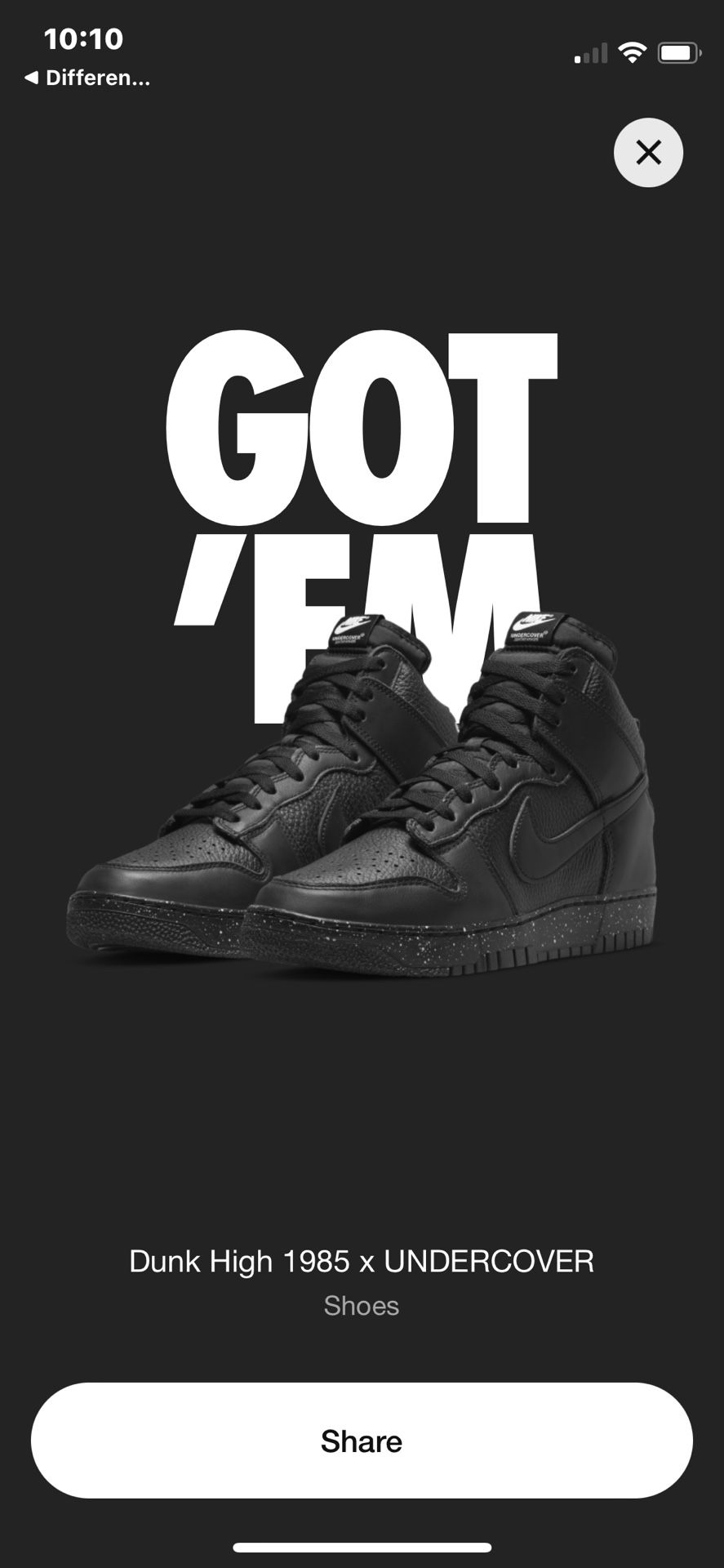 Nike Dunk High Chaos