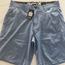 Brand New! Never Worn! Hurley 34 Waist Shorts!