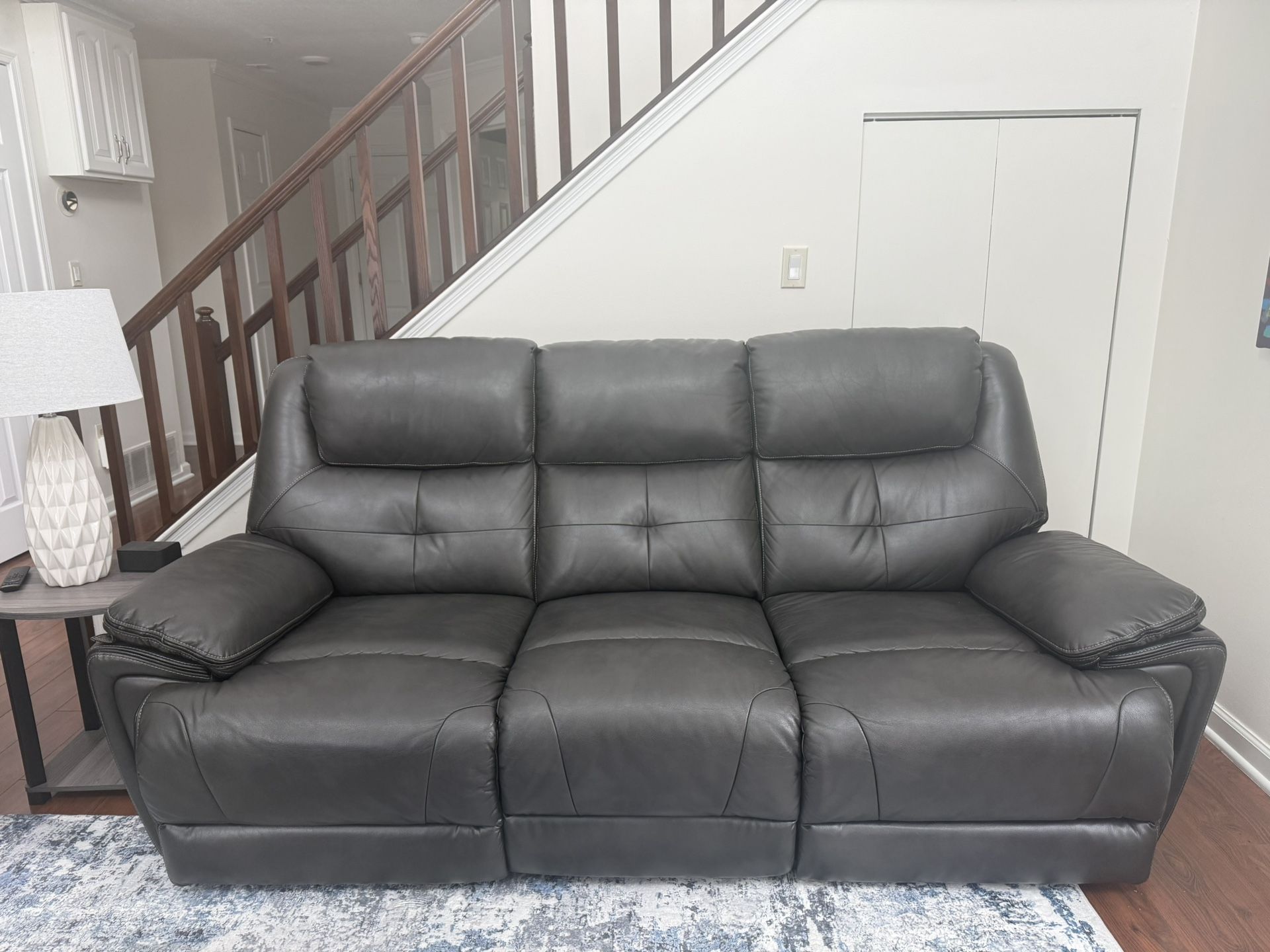 Grey Reclining Couch