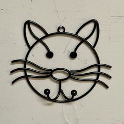 Adorable Metal Cat Wall Decor NEW