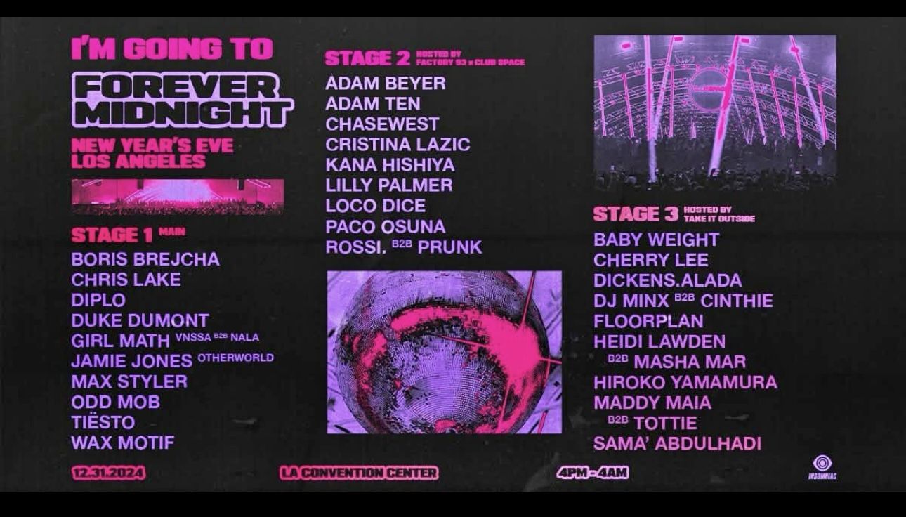 Forever midnight VIP ticket