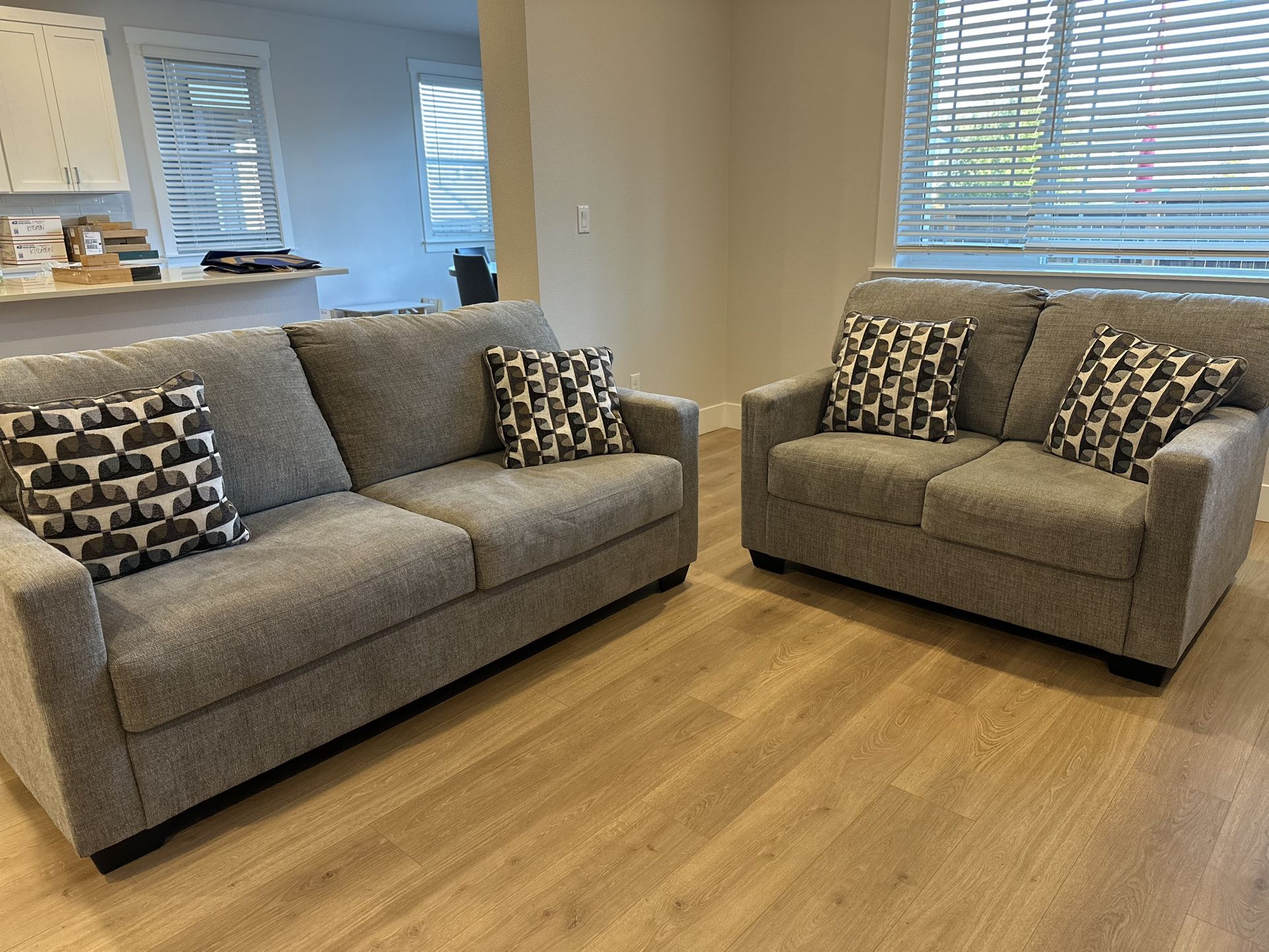 Sofa and Loveseat Set