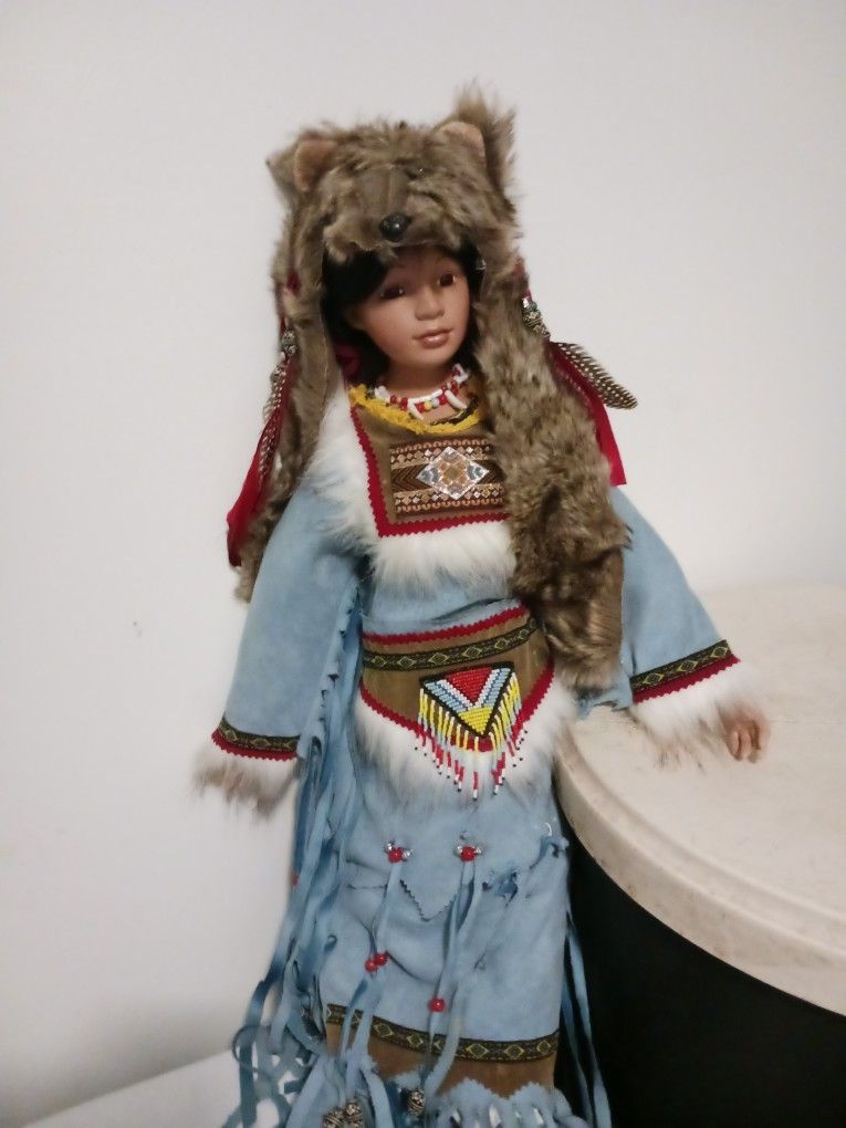 Porcelain Indian Doll