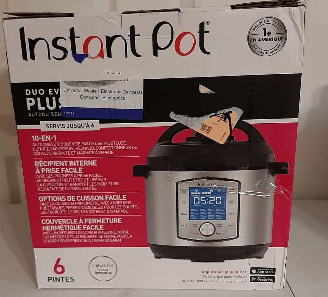 Instant Pot - With the Instant Pot Duo Evo Plus, you can