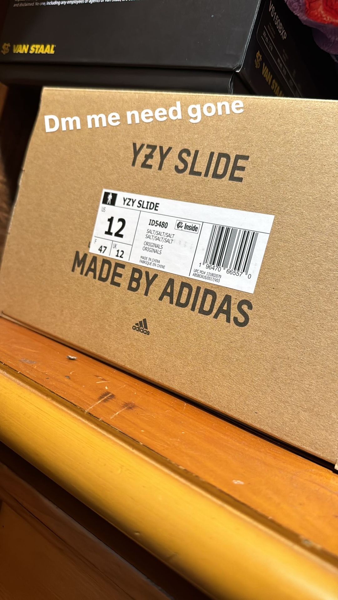 Yeezy Slides Salt Size 12