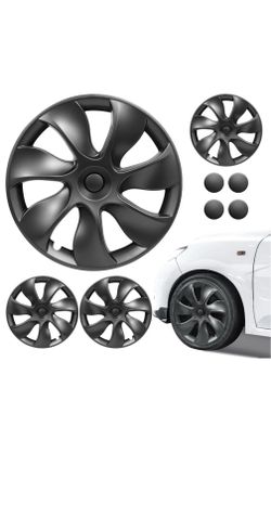 Wheel Cover for Model Y 19 Inch 2019 2020 2021 2022 2023 2024 Upgrade Abs Mat...